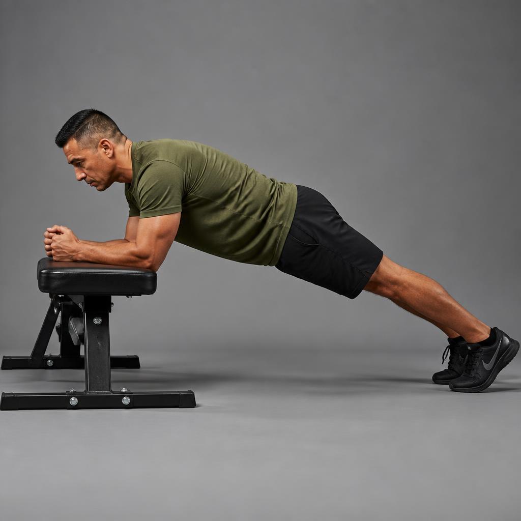 Demonstration of Elevated Plank