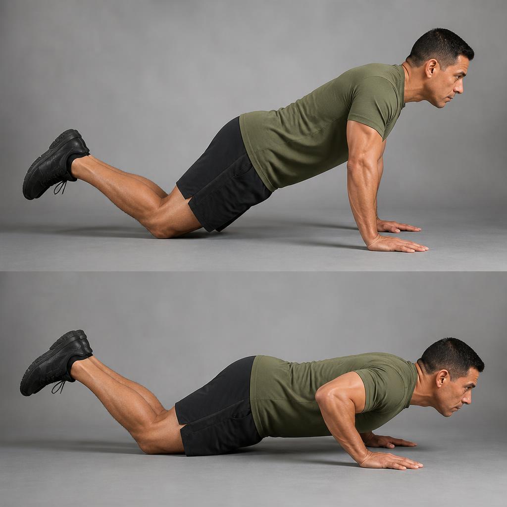 Demonstration of Knee Push-Up