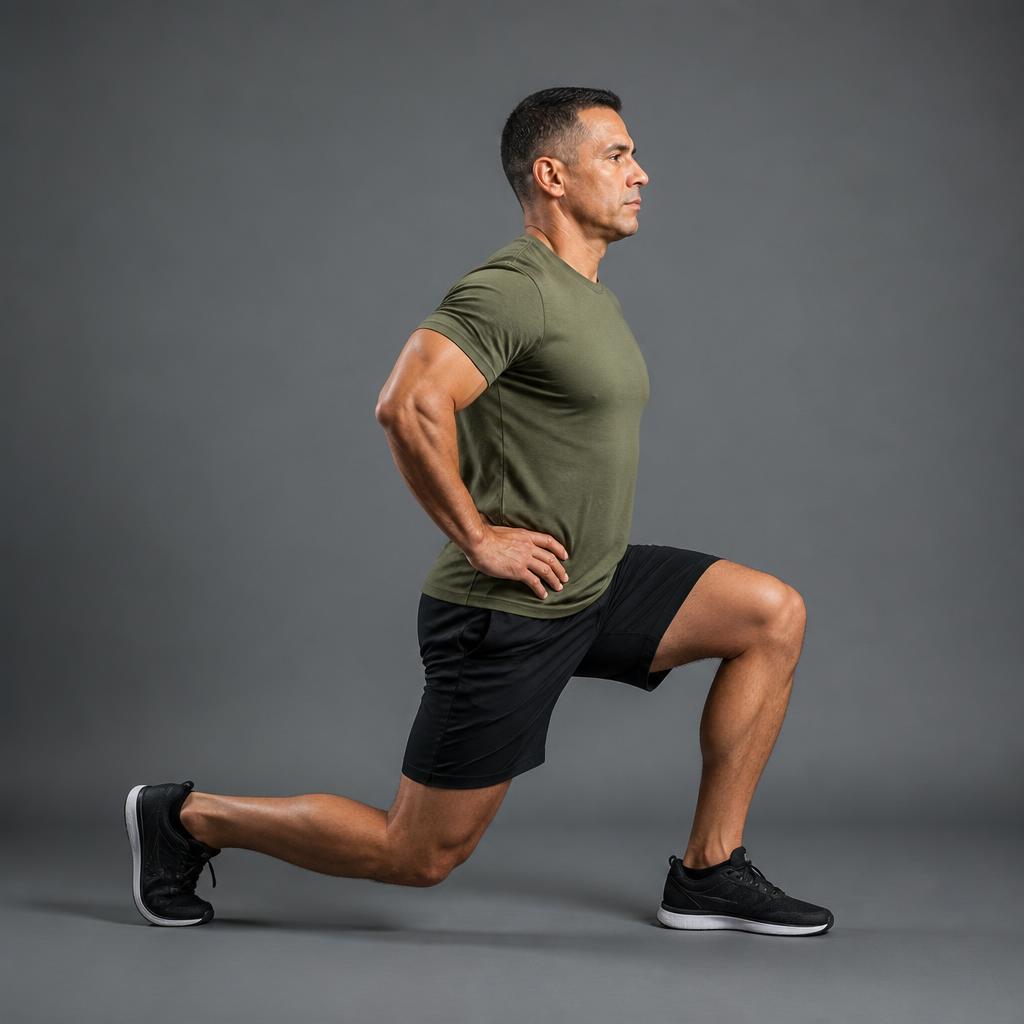 Demonstration of Reverse Lunge