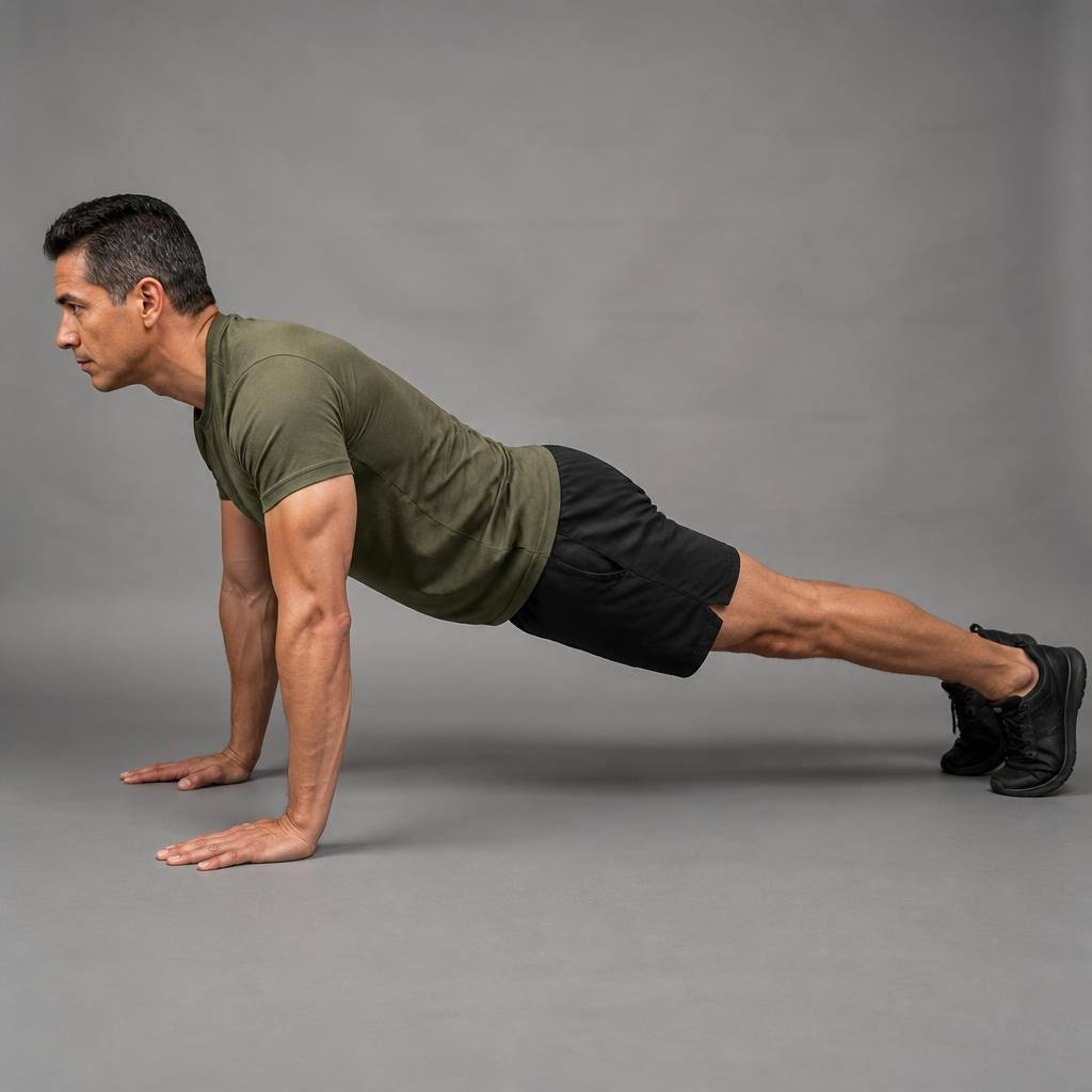 Demonstration of Standard Push-Up