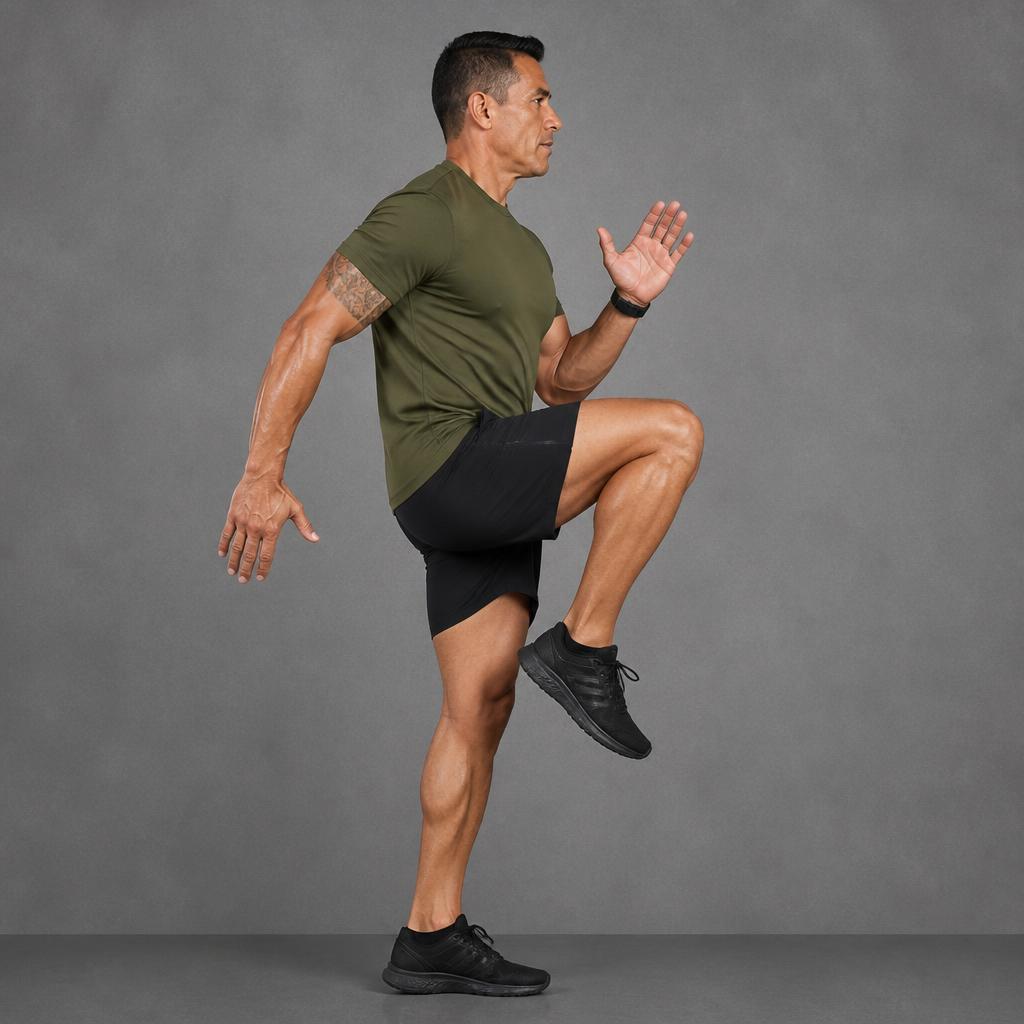 Demonstration of Standing Mountain Climbers